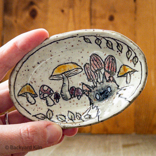 Cat Carved Tray #5 by Taylor