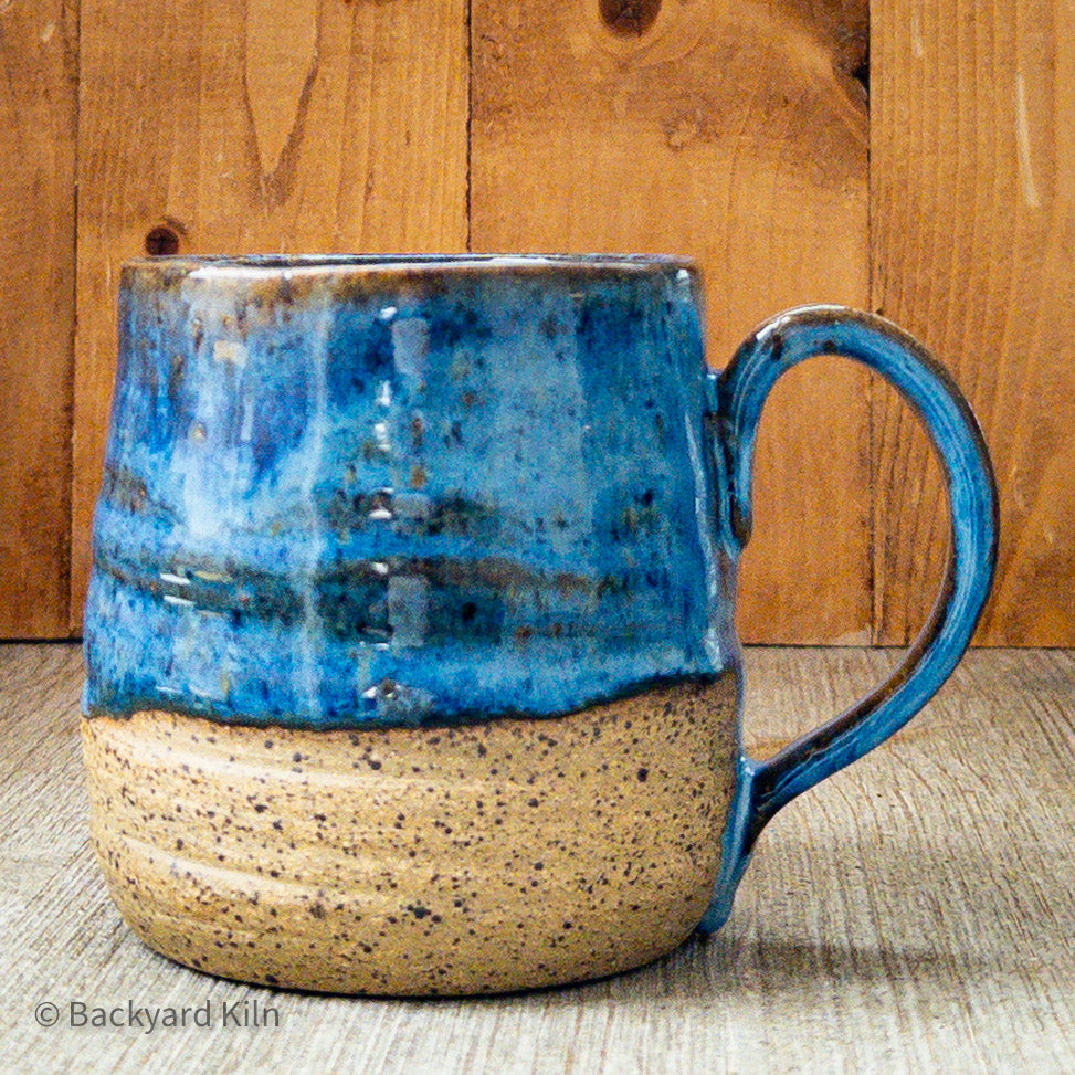 Blue "I am fucking delightful" Stamped Mug by Taylor