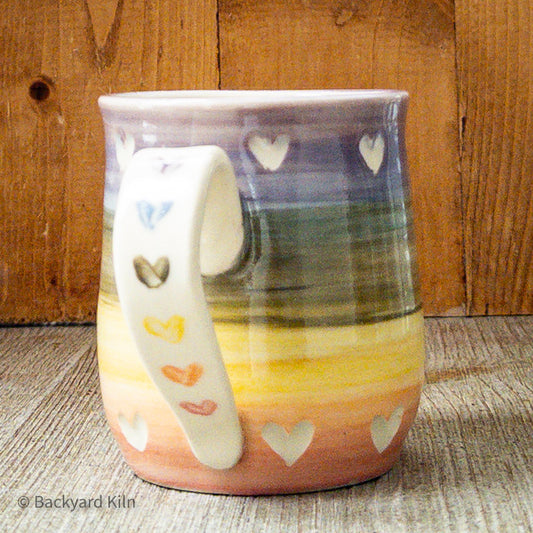 Rainbow Heart Mug by Taylor