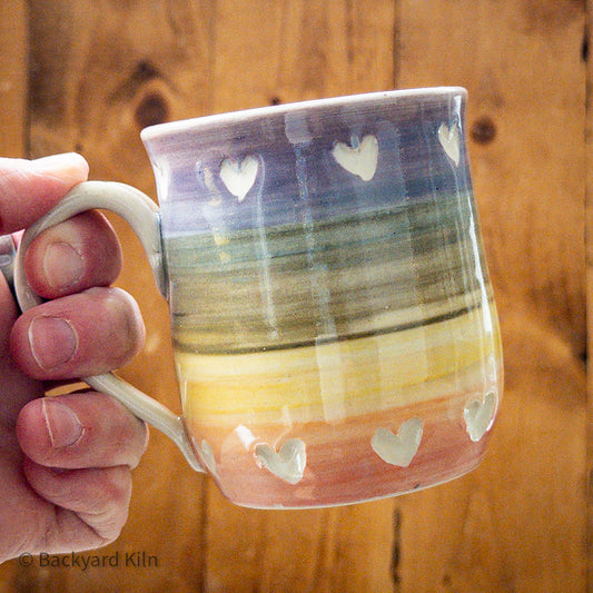 Rainbow Heart Mug by Taylor