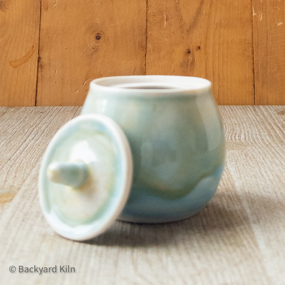 Tiny Blue Jar by Taylor