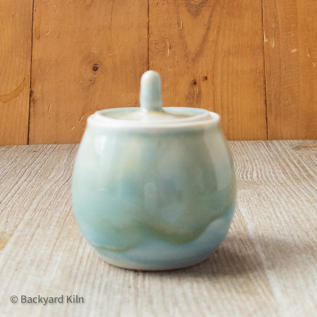 Tiny Blue Jar by Taylor