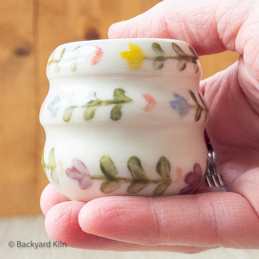 Scandi Pastel Floral Mini Vase by Taylor