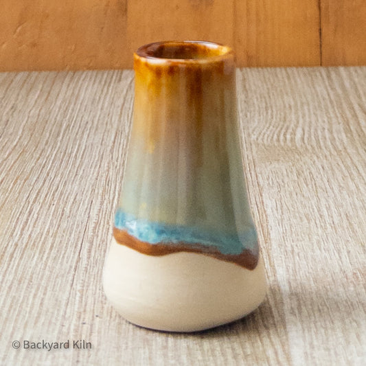 Toasty Blue Mini Vase by Taylor