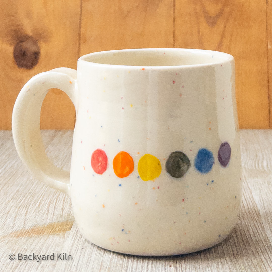 Rainbow Circles Funfetti Mug by Taylor