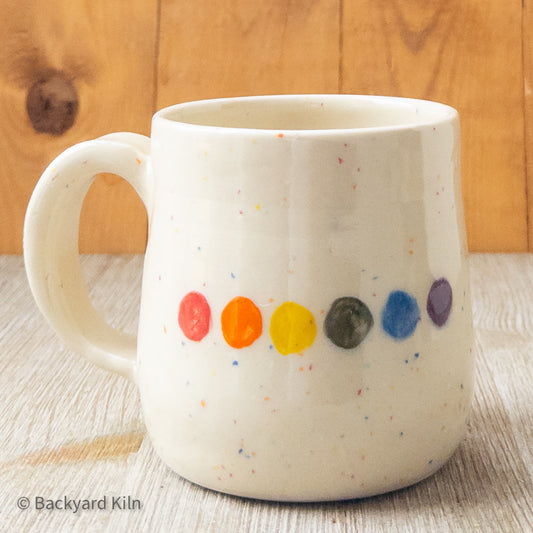 Rainbow Circles Funfetti Mug by Taylor