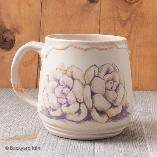 Succulent Mug by Hannah and Taylor