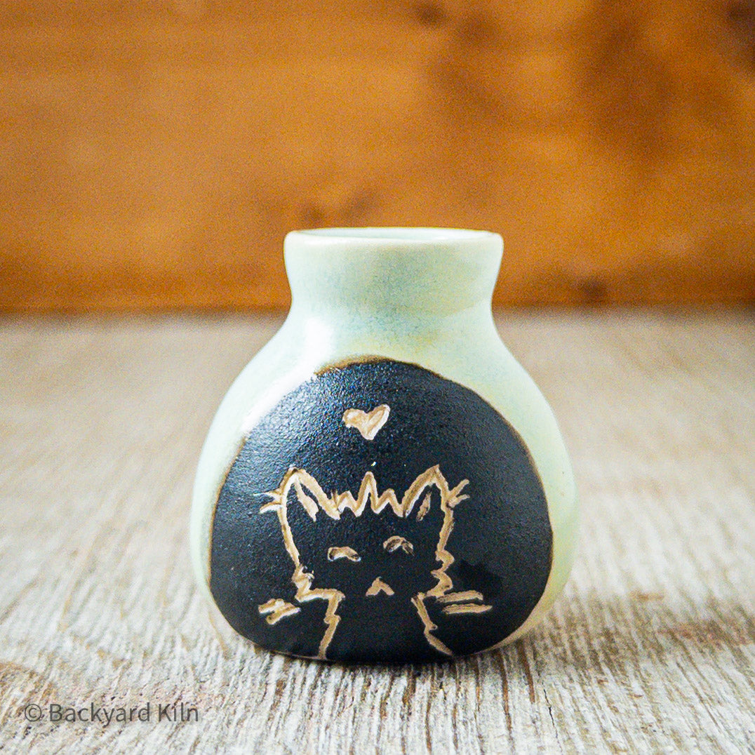 Tortuga Mini Cat Vase by Taylor
