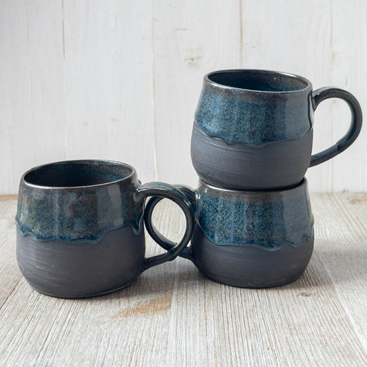 Blue Mini Heart Mugs - Taylor