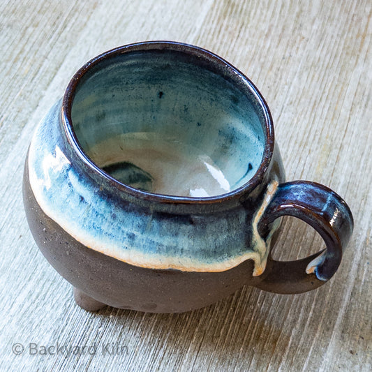 Sunflower Cat Cauldron Mug by Taylor