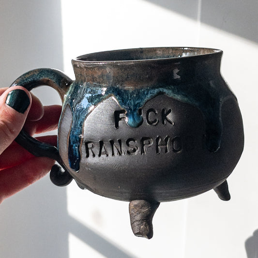 Cauldron Mug #4 “F*ck Transphobia” - Taylor
