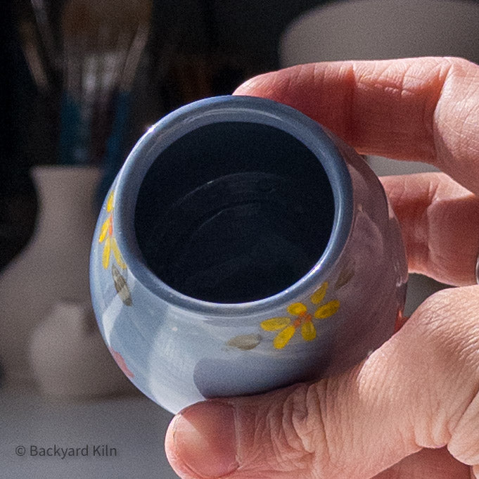 Blue Scandi Mini Vase by Taylor