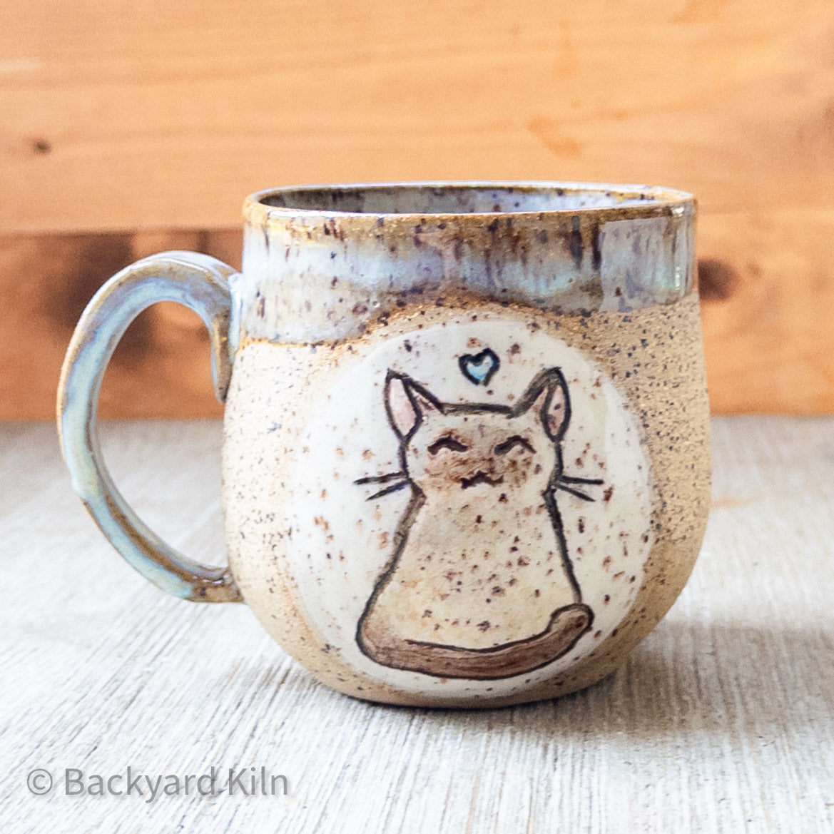 Sable Point Cat Mug by Taylor (Speckle)