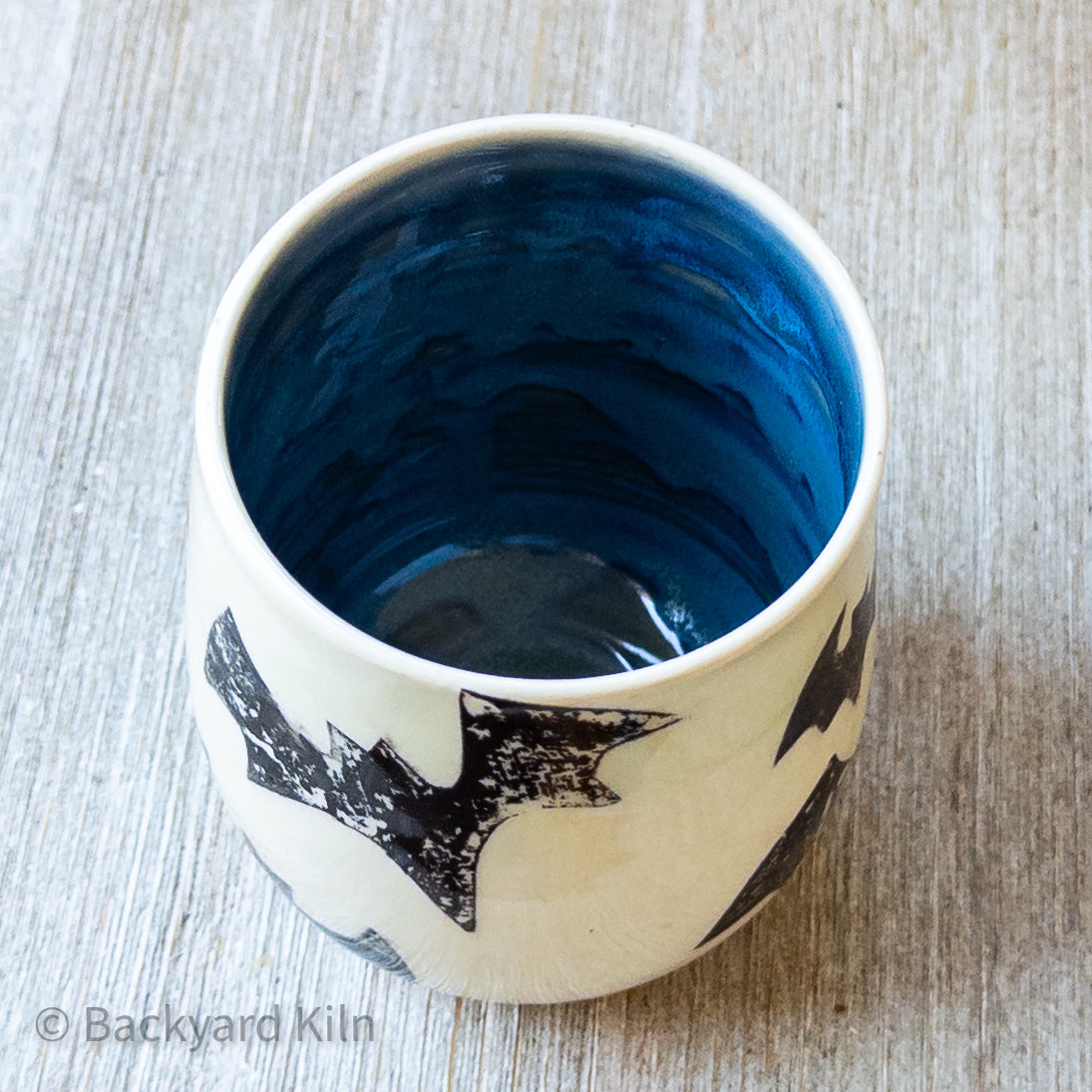 Printed Bats Tumbler Dark Blue 1 - Taylor