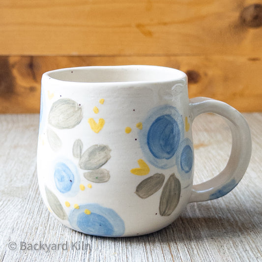 Blue Flowers Mug #5 by Taylor