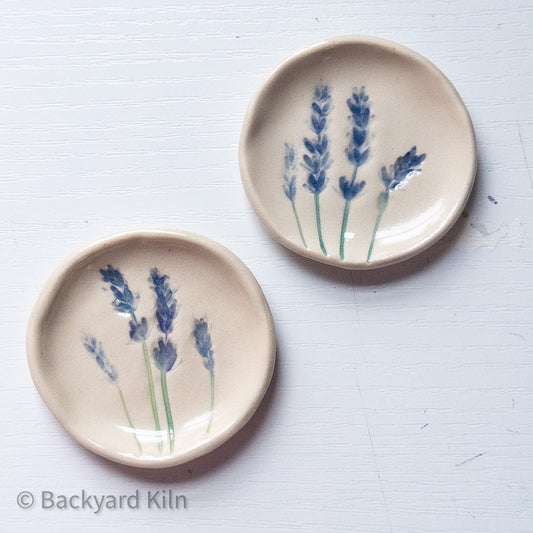 Lavender Trinket Dishes - Taylor