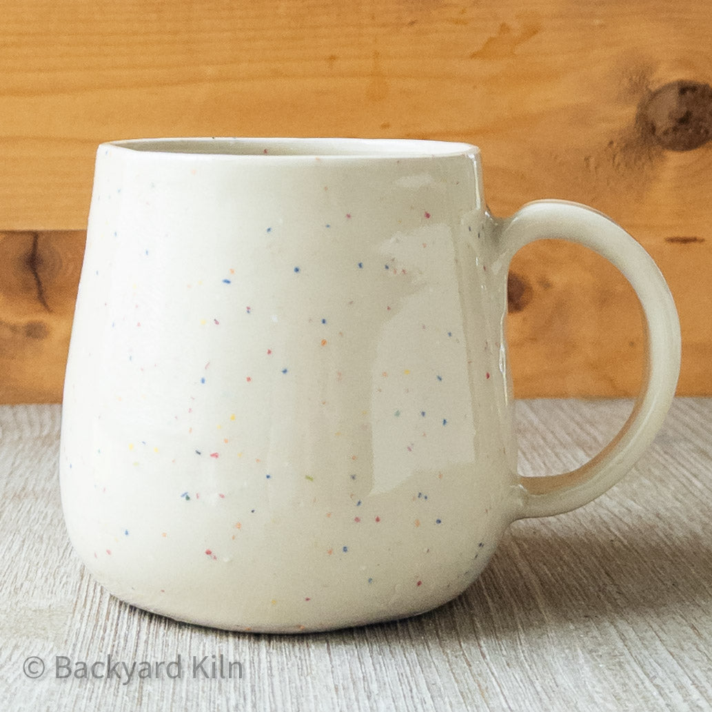 Rainbow Hearts Funfetti Mug #1 by Taylor