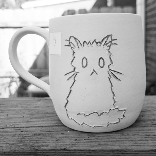 Custom Painted Cat Mug #4 - Taylor