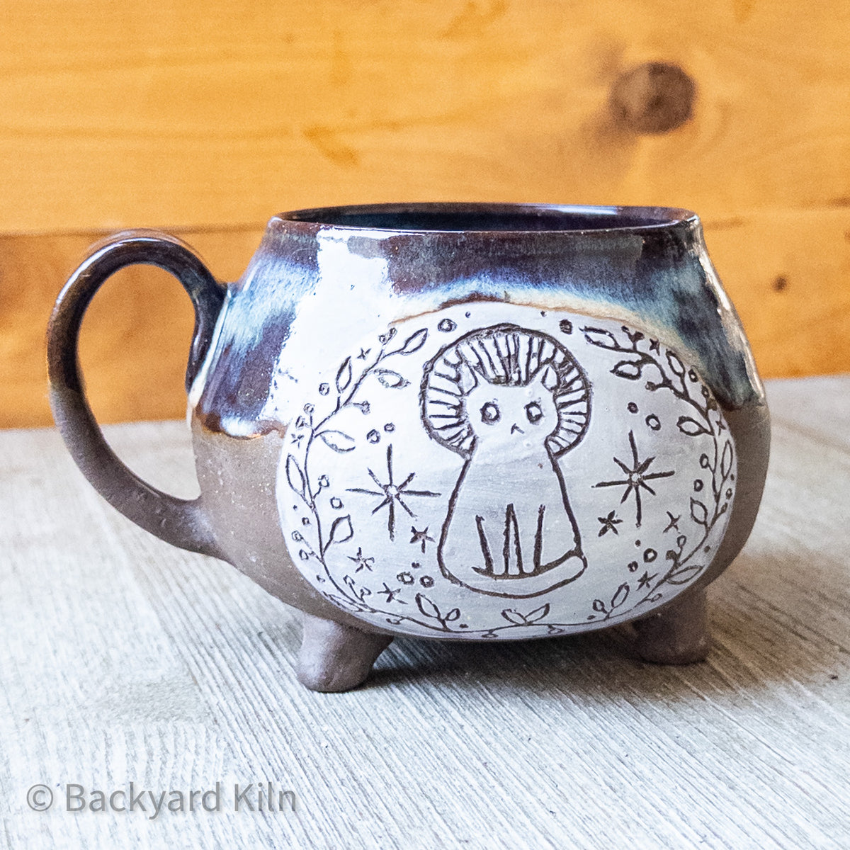 Cat Saint Cauldron Mug by Taylor
