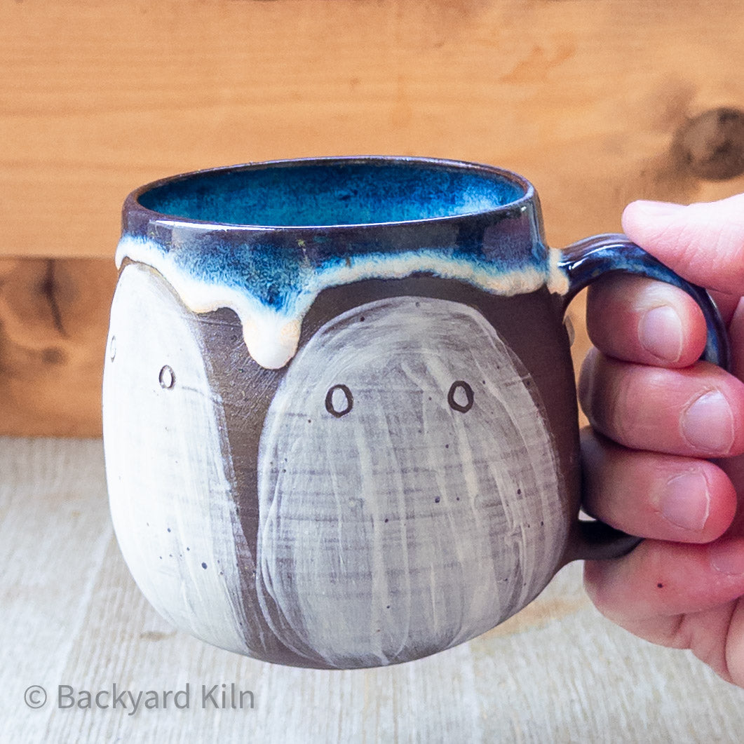 Lg Ghost Mug, Flux Glaze by Taylor