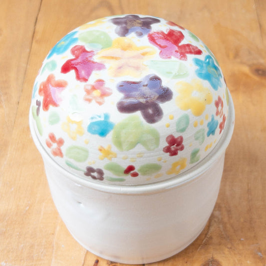 Floral Lid Jar - Taylor