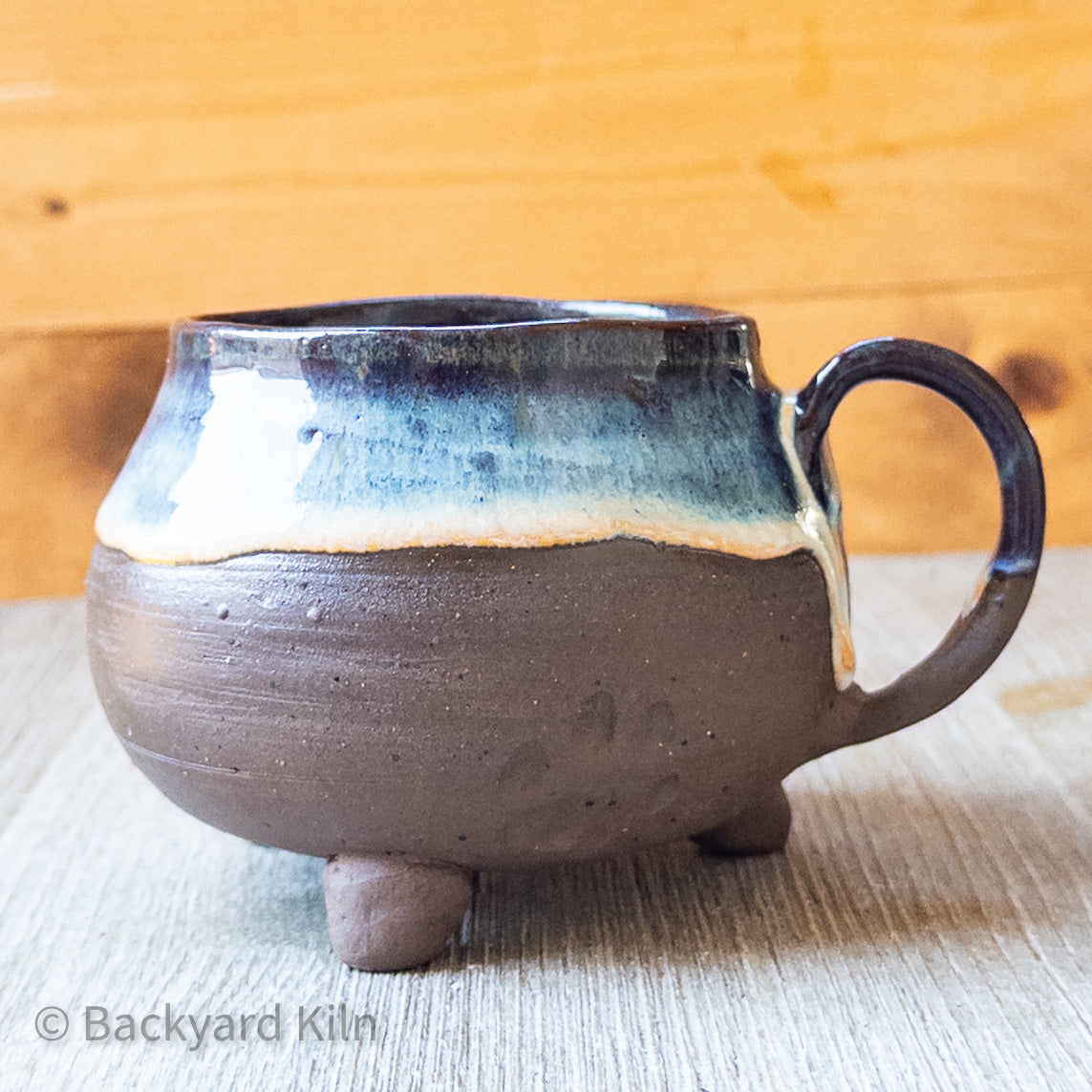 Sunflower Cat Cauldron Mug by Taylor