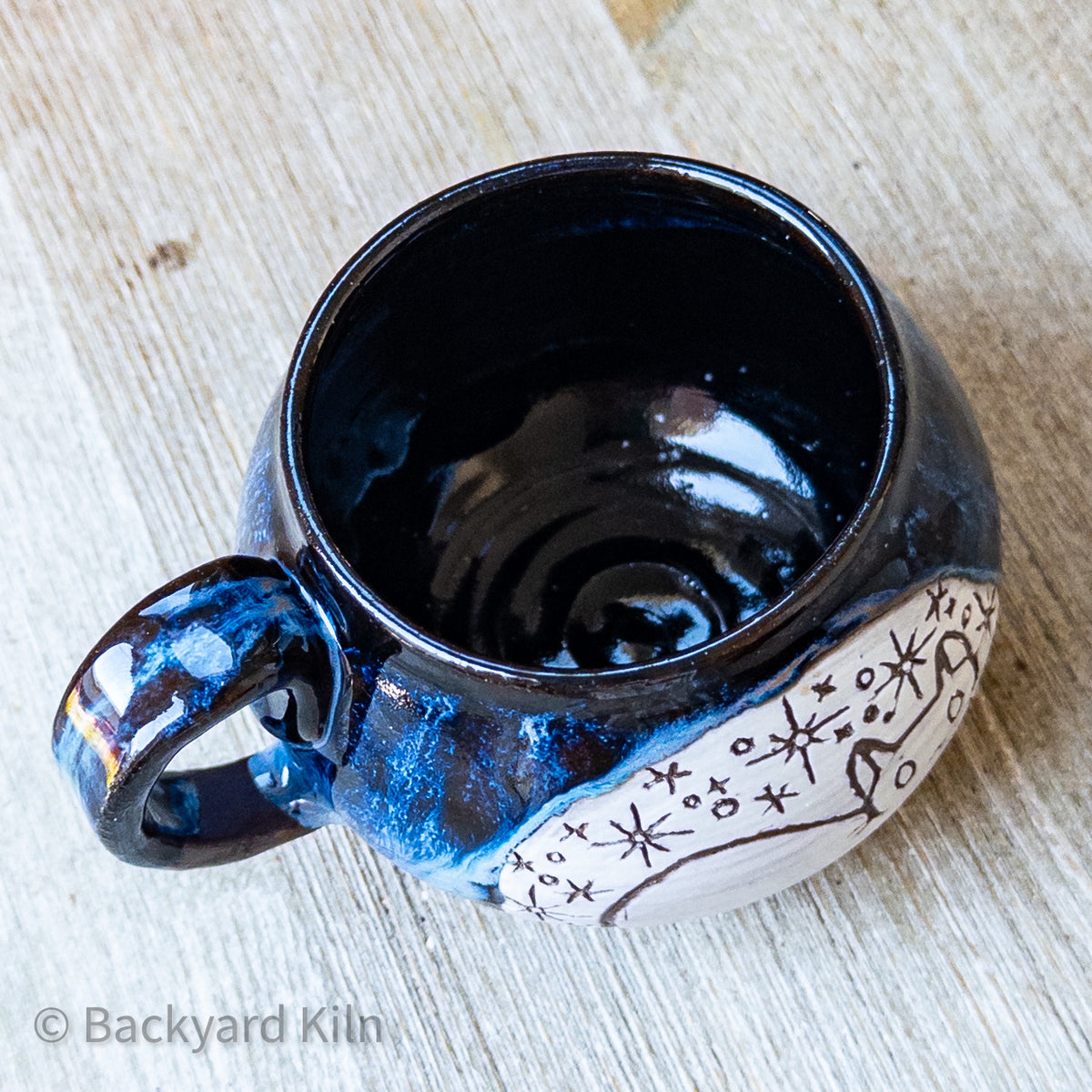 Cat with Stars Cauldron Mug by Taylor