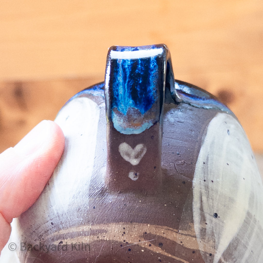 Mini Ghost Mug, Line Eyes by Taylor
