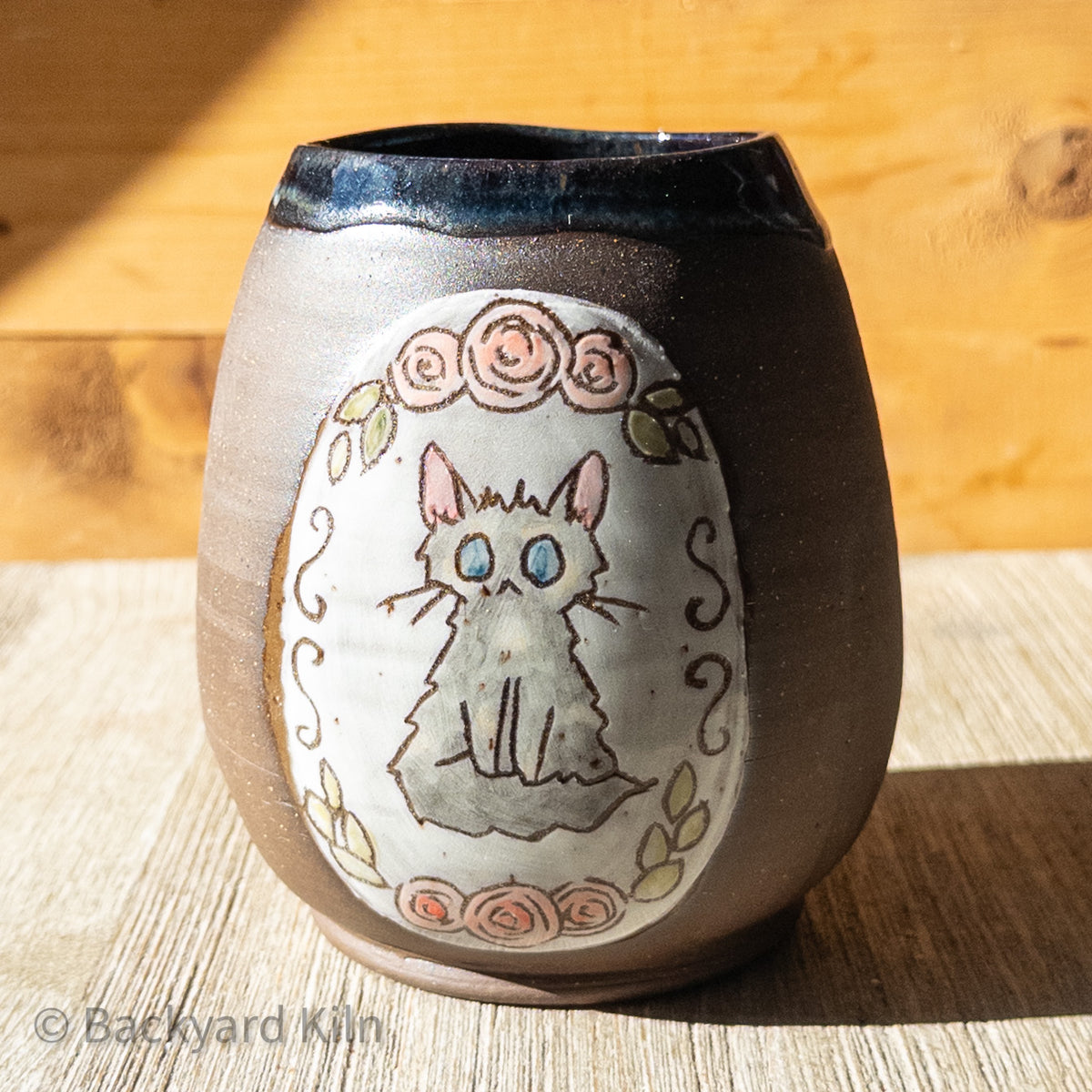 Fundraiser Cat Vase: Lita 2 by Taylor