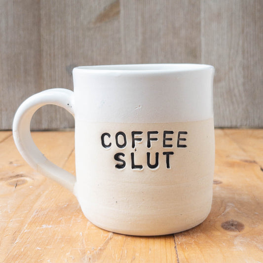 White Coffee Slut Mug - Taylor