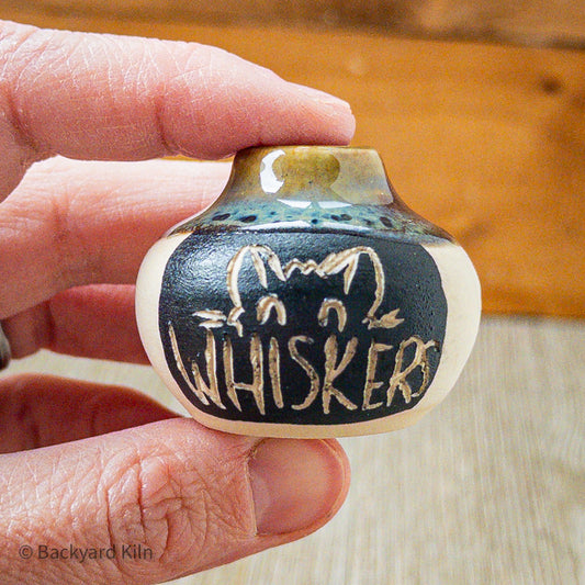 Blue Mini Cat Whiskers Vase by Taylor