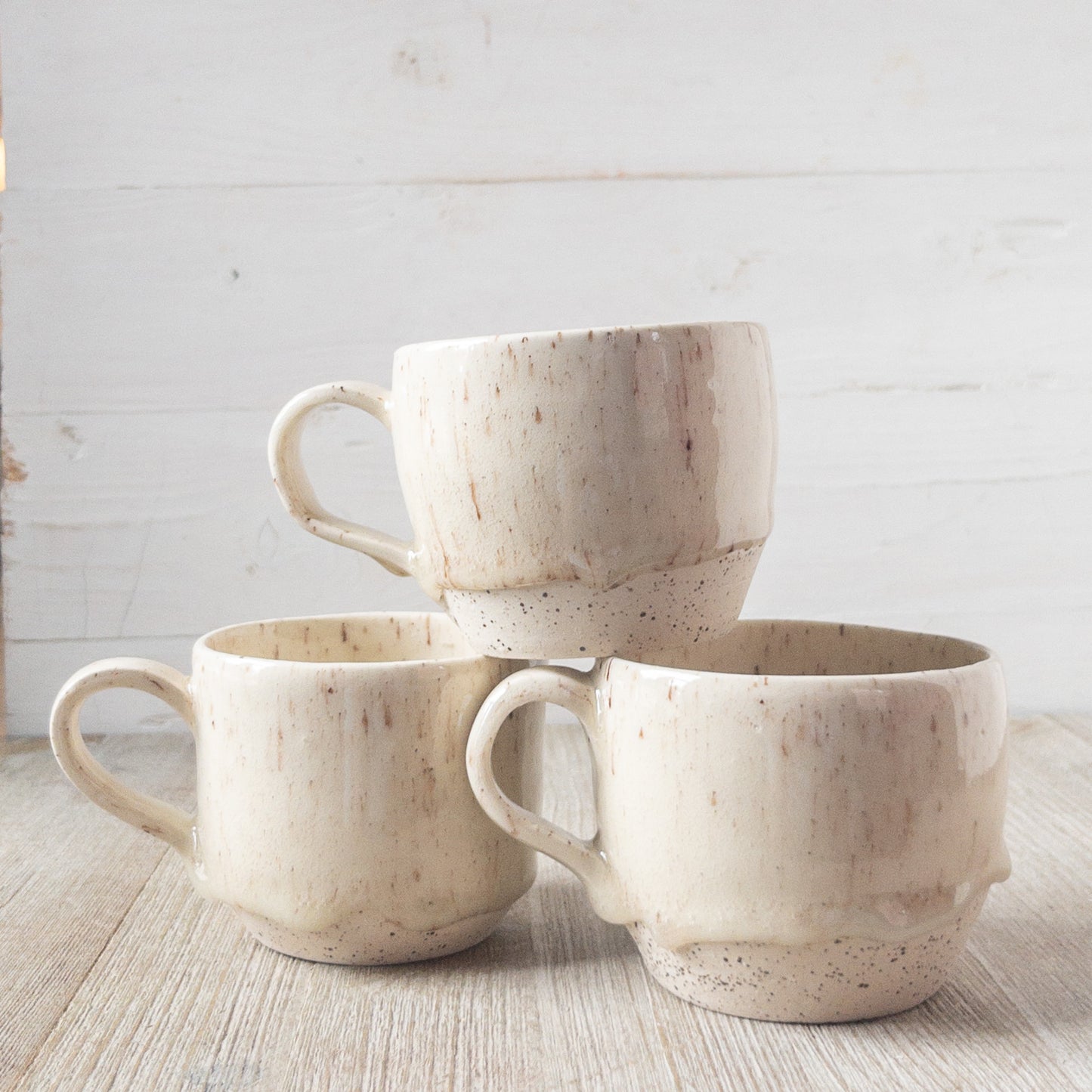 Warm Speckled Mugs - Sophie