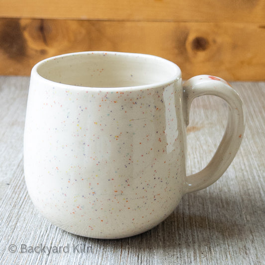 Rainbow Hearts Funfetti Mug #6 by Taylor - SECOND