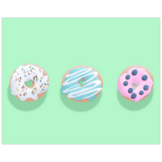 Donuts on Green 10x8”